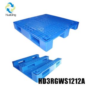 Stacking steel reinforced plastic pallet palette 1200x1200