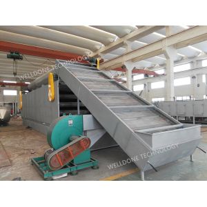 Hot Air Continuous Mesh Belt Dryer Coal Furnace Heating Source
