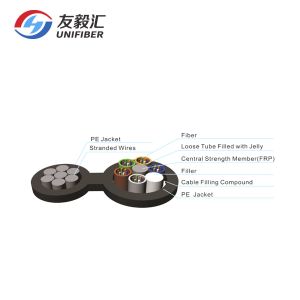 Self Support GYTC8S GYTC8A Fiber Optic Cable 96 144 Core