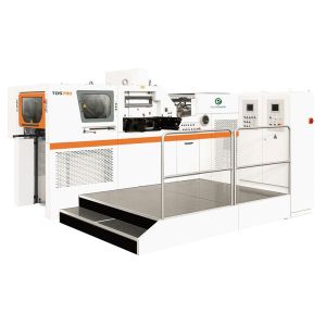 Label Card Hot  Foil Stamping and Die Cutting Machine with Automatic Stripping