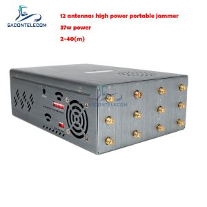 Handheld 2.4g 5.8g Cell Phone Signal Jammer 12 Channels GSM CDMA
