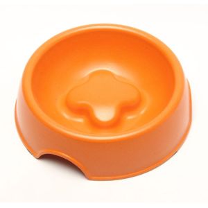 Round Dog Food Dish To Slow Down Eating Puppy Slow Feeder Customized Color