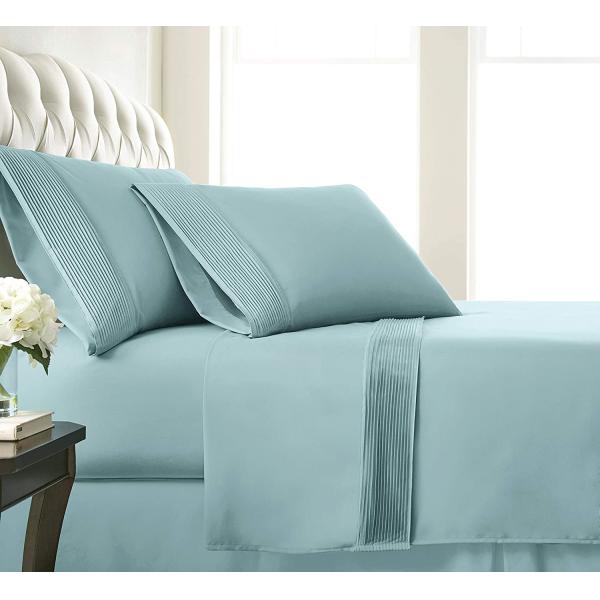 Minimalist Folded Microfiber Polyester Cotton Hotel Household Four-Piece Bed Linen Set