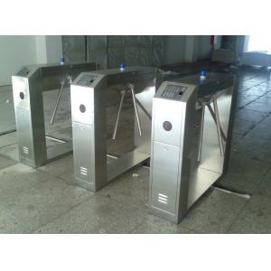Anti Tailor Pedestrian Turnstile Gate With Fingerprint Time Attendance
