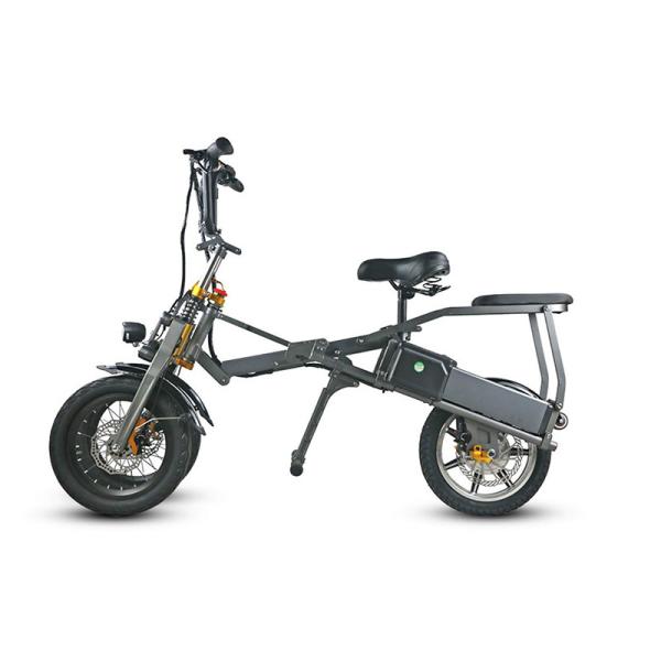 Quality 48V 12A 14 Inch Folding Three Wheel Electric Scooter 20-30KM/H wholesale