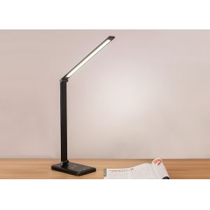 Alu Touch Switch Desk Lamp 10W QI Wireless Charging Pad