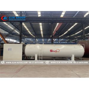 20cbm 10T LPG Skid Station With Cylinder Filling Scales And Flow Meter