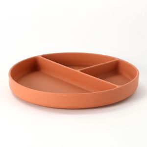 Non Toxic Toddler Silicone Divided Animal Shape Plates Dishwasher Safe