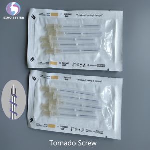 Lifting Nose PDO Thread Cog Spiral Needle Dissolvable Suture For Skin