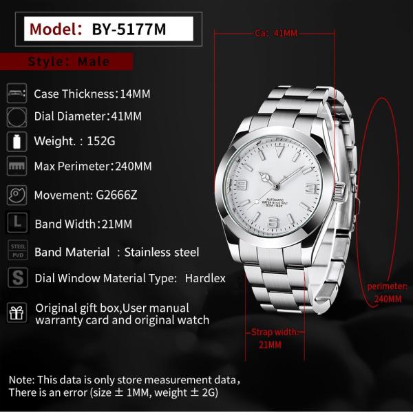 3ATM Automatic Skeleton Watch 14mm Waterproof Luxury Automatic