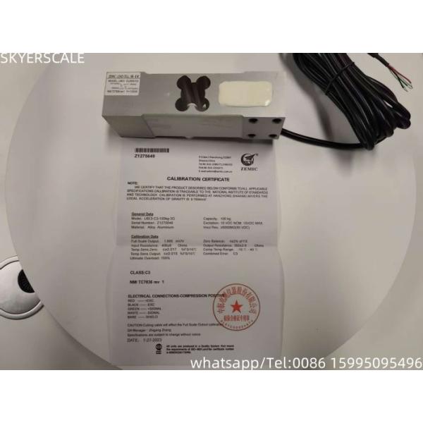 100kg Load Sensor Cells Zemic Brand For Industrial Weighing Platform Bench