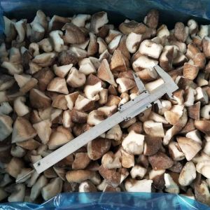 GFSI Grade A Quarter Cut IQF Frozen Shiitake Mushrooms