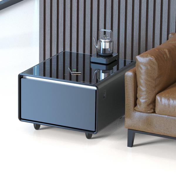 Modern Design Style Nightstand Mini Side Table Refrigerator for Living Room