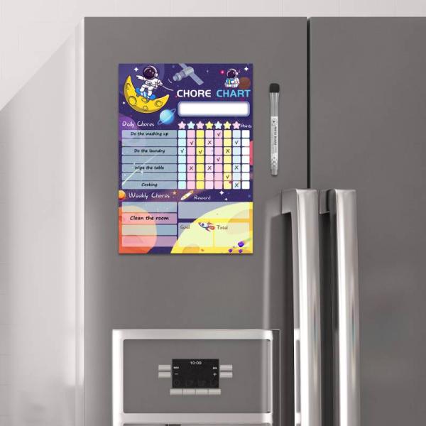 Dry Erase Educational Learning Products Isotropic Magnetic Chore Chart