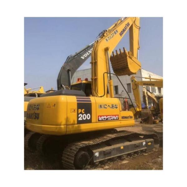 Quality Crawler Chain Moving Type 20t Used Komatsu PC200-7 Excavator with Cummins Engine wholesale