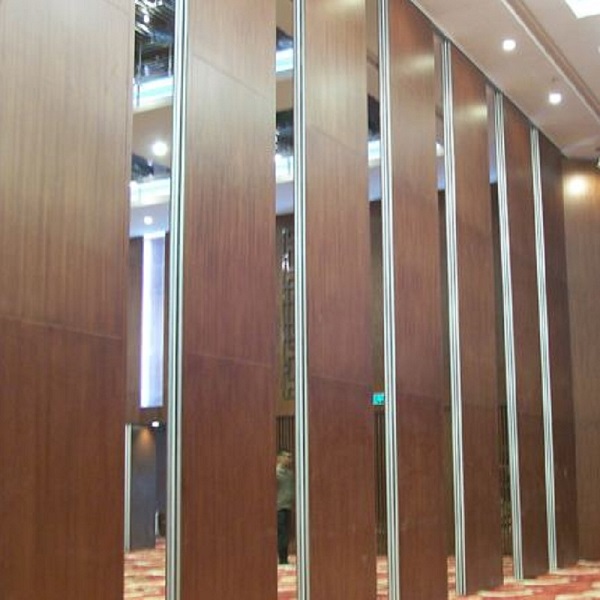 Hotel Folding Wooden Restaurant Soundproof Movable Partitions Walls