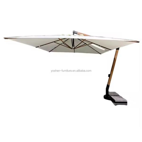 Quality Yoshen Customize 10 ft Commercial Market Cantilever Parasol Canvas Covers square Cantilever Umbrella Replacement Canopy wholesale