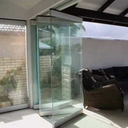 Quality Aluminum Folding Door with Good Sound Insulation High Quality EPDM And Silicone Sealant for Easy Installation wholesale