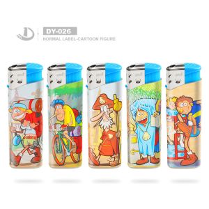 Refillable Custom Encendedor Electronic Disposable Lighter Cigarette Gas with