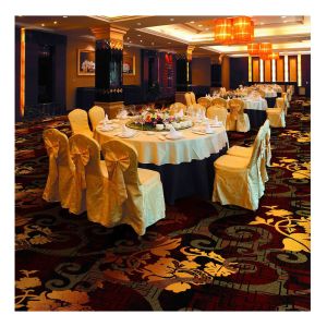 Luxury Jacquard Wool Woven Axminster Carpet With Flame Rating B1