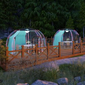 Newest Design Polycarbonate Dome House Height 2.8m Outdoor Bubble Tent