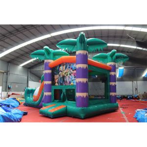 Age Range 5 to 7 years Commercial Pvc Jumping Bouncer Dry Slide Custom Logo