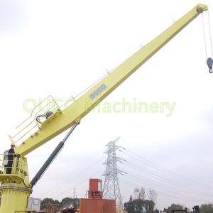Fixed Marine Small Lifting Straight Boom Crane With Reliable Components