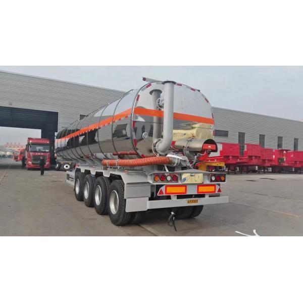 Quality 4 Axle Fuwa 50000L Fuel Tanker Trailer Pneumatic Operating Discharge wholesale