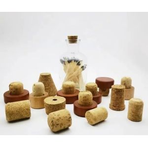 wholesale Custom Wine Corks with Logo Synthetic Cork Cap for Glass Bottles