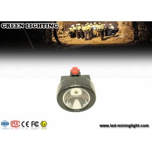 Black OEM Anti - Explosive Rechargeable Miners Headlamp 13000 LUX High