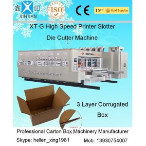 China Digital Carton Box Making Machine With Double Oil Pipe Balance System , 2200mm Width on sale