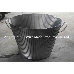 Reverse Rolled Rotary Drum Fine Screen Cylindrical FITO Wire Wedge Screen