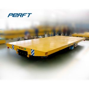 25T Coil Processing Flat Handling Trolley Cart On Rail Workshop Transportation