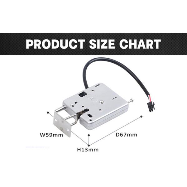 SUS304 Hidden Smart Electric Magnetic Lock For Sharing Bicycle