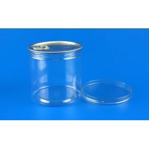 Easy Open Pet Plastic Can , Anti Bacteria Clear Storage Containers With Lids