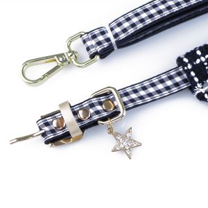 Neoprene Harness Leash Set Metal Buckle Runing Luxury Dog Collars