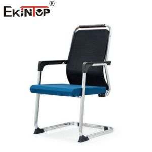 Customizable Gray Mid Back Arch Chair With Armrests And Foam Cushion