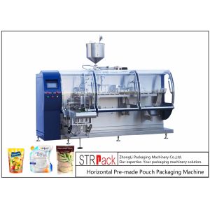 Electric Powder Pouch Packing Machine / High Accuracy Paste Packaging Machine