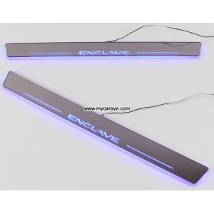 Buick Enclave car accessory upgrade LED lights auto door sill scuff plate