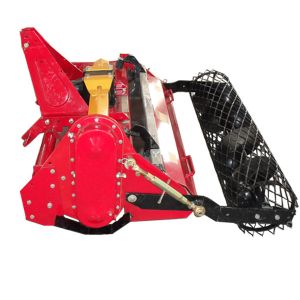 CE 330kg Skid Steer Loader Attachments Rotary Stone Burier Tiller