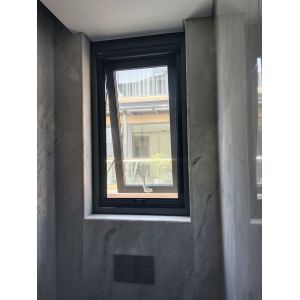 Square Frame Profile Retractable Roller Door With Fiberglass Mesh Type