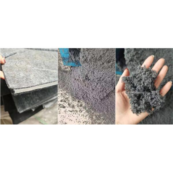 Rotary Blade Waste Shredder Machine TPO TPU PU XPE Leather