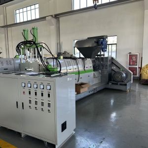 Double stage PE PP plastic film pelletizer recycle granulator machine water cooling recycle machine 322