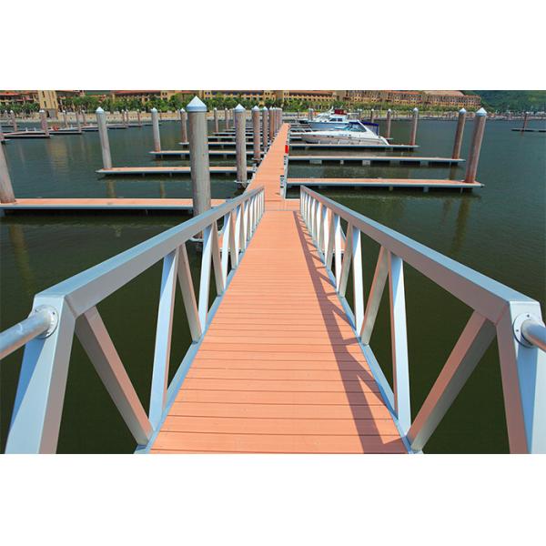 Quality 300kgs/Sqm Loading Capacity Aluminum Alloy Floating Bridge Gangway Pontoon For Marina Dock Promotion wholesale