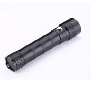 Commercial 460Lm Rechargeable LED Flashlight With Knife 6 Modes Diving