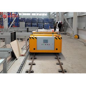 Automated Heavy Duty Factory Rail Trolley Transport Goods