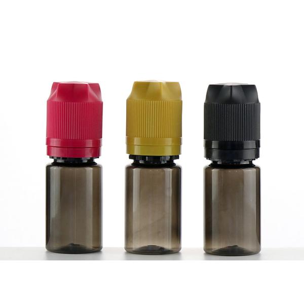 Clear Black Pet Empty Plastic Bottle Various Colors With Rolling Anti Theft