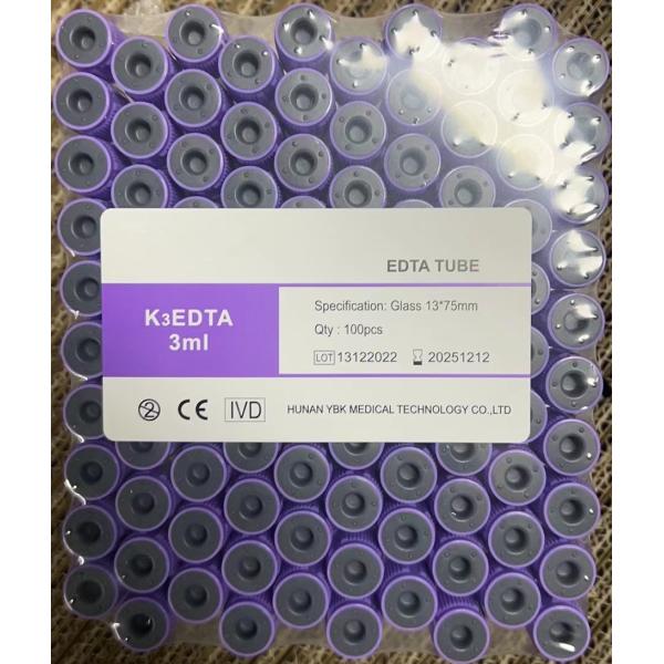 Quality Radiation Sterilized EDTA Tube For Blood Collection 3.2mg/Ml Additive Concentration wholesale