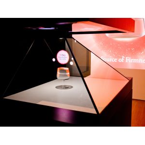 22 Inch - 70 Inch Holographic Pyramid Projection 3D Showcase Holo Box Display