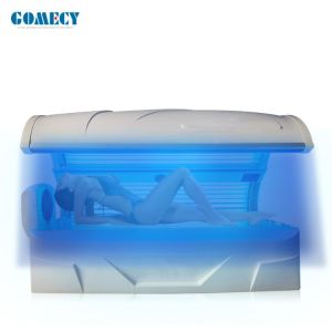 Cheap Stand Up Solarium Vertical Tanning Machine F6 With Cosmedico Tanning Lamps for sale
